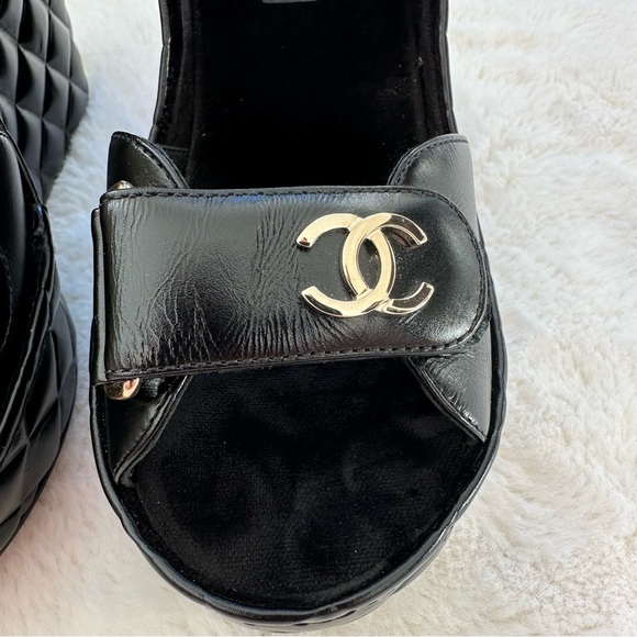CHANEL women platform sandals size 35 EU Authentic Retail 2200$ - Picture 4 of 13